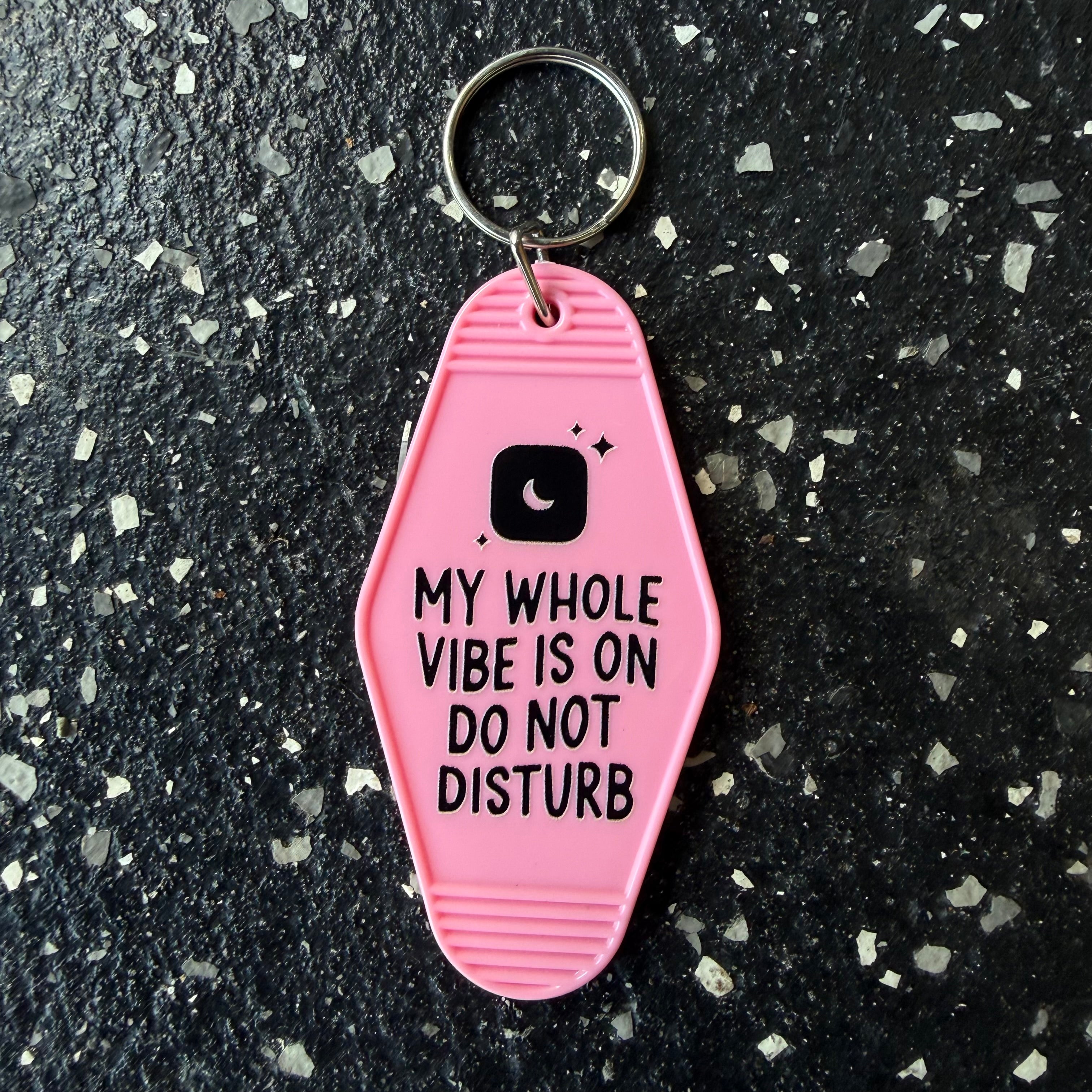 Plastic Sayings Keychains